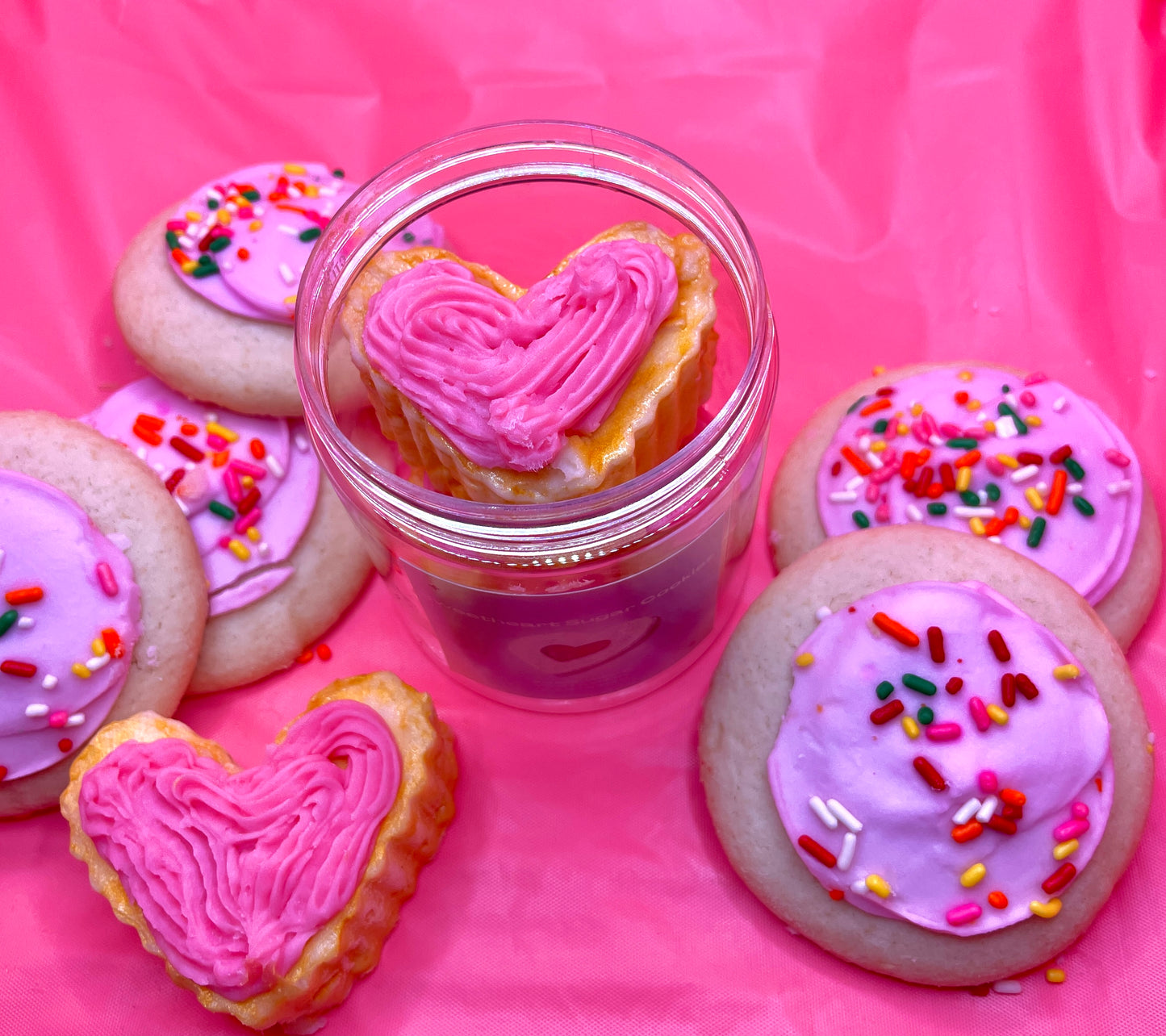 Sweet heart Sugar cookies (Izsa’s Fav!)