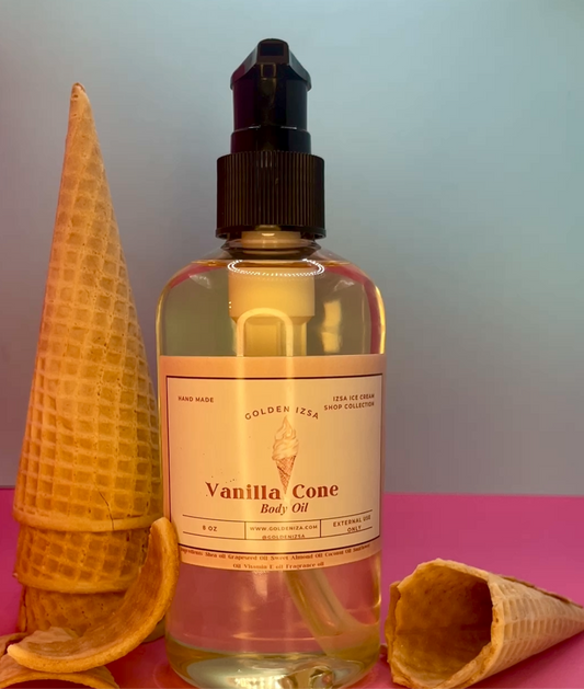 Vanilla Ice Cream Cone Body Sweetener